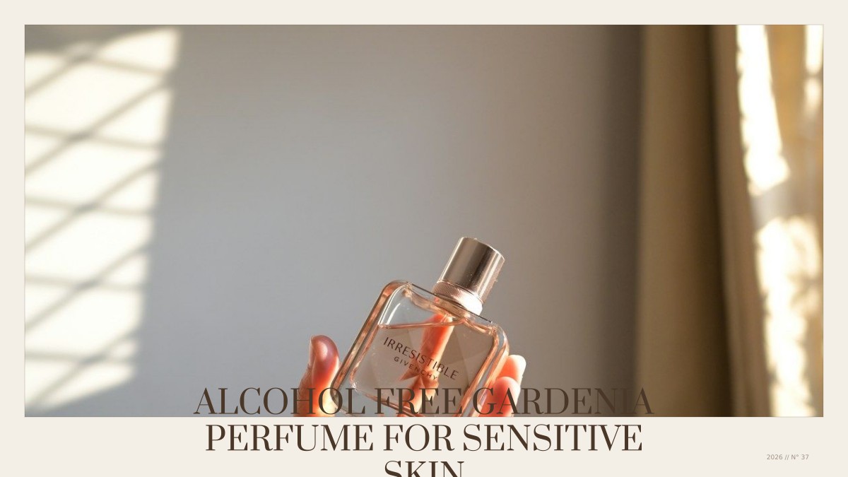 alcohol free gardenia perfume for sensitive skin