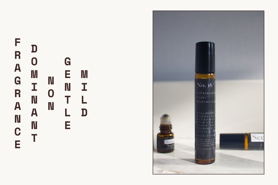 mild gentle non dominant fragrance