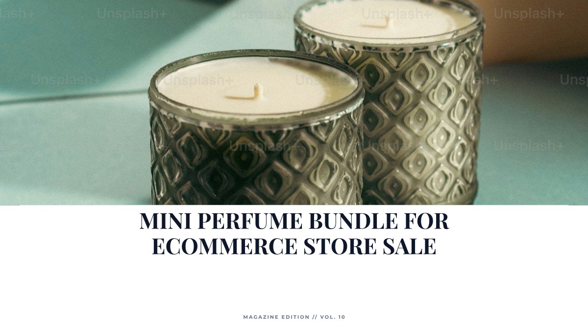 mini perfume bundle for ecommerce store sale