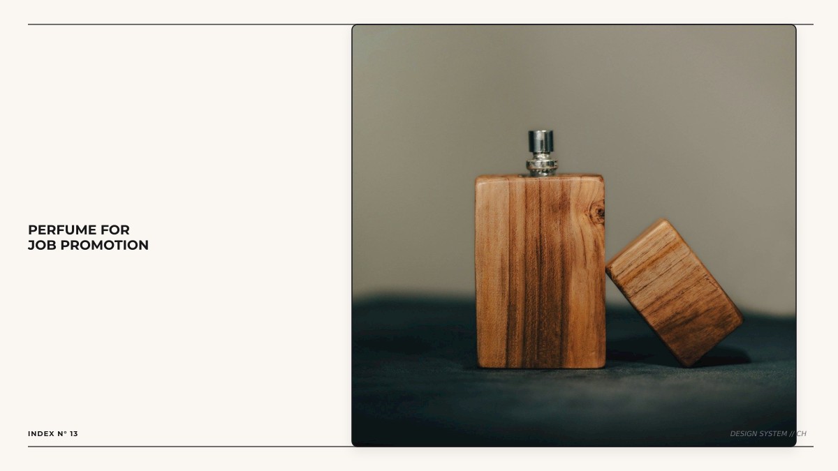 perfume for job promotion