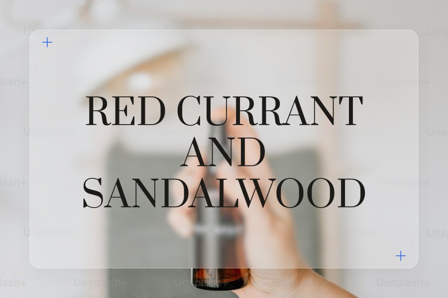 red currant and sandalwood