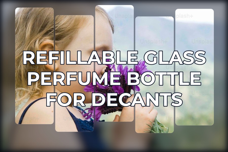 refillable glass perfume bottle for decants