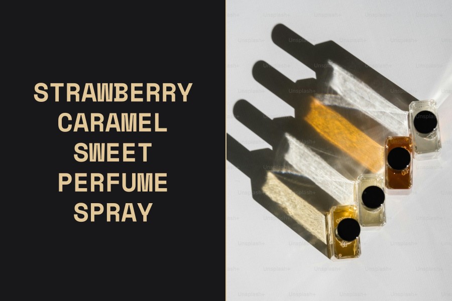 strawberry caramel sweet perfume spray