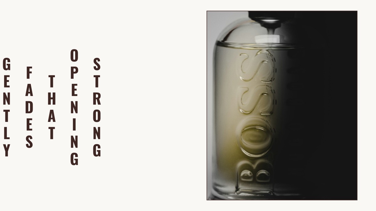strong opening that fades gently