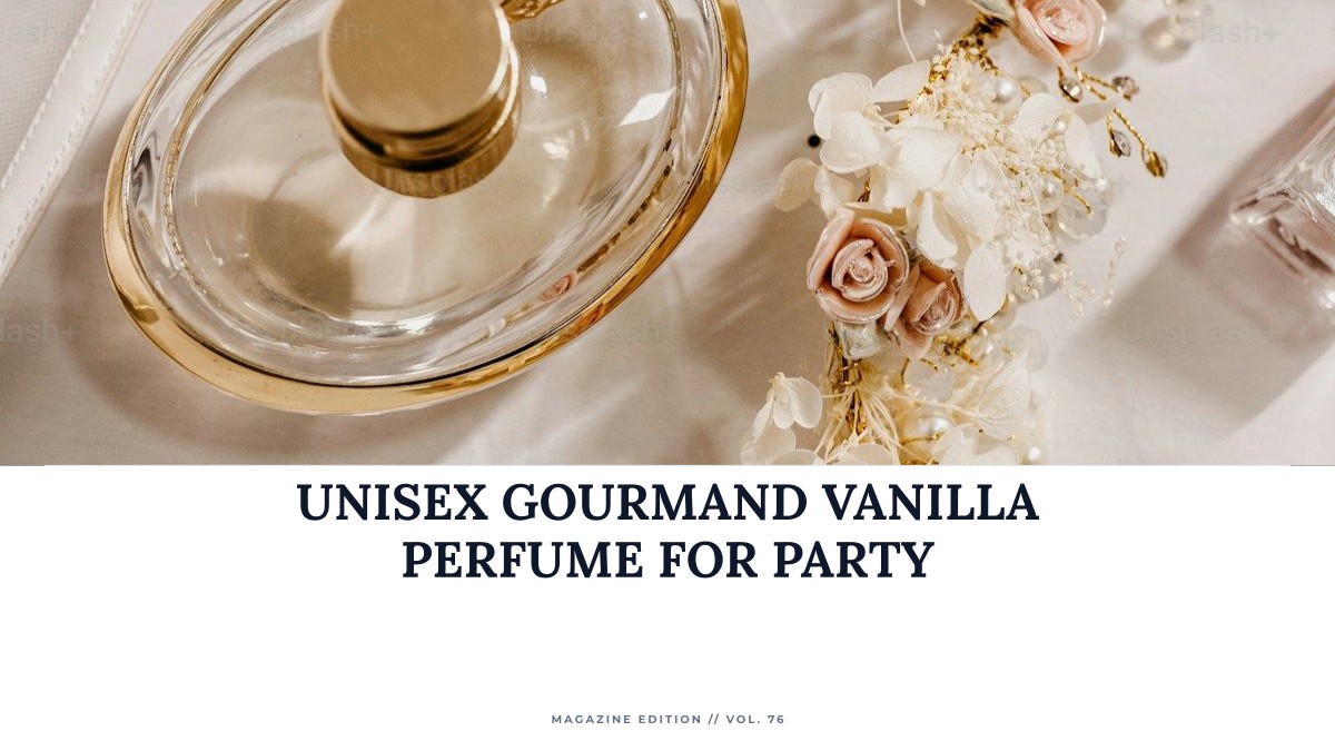 unisex gourmand vanilla perfume for party
