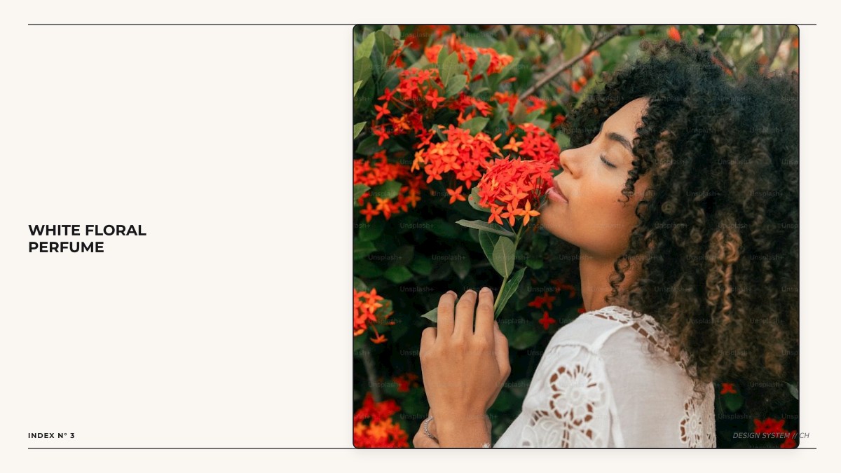 white floral perfume