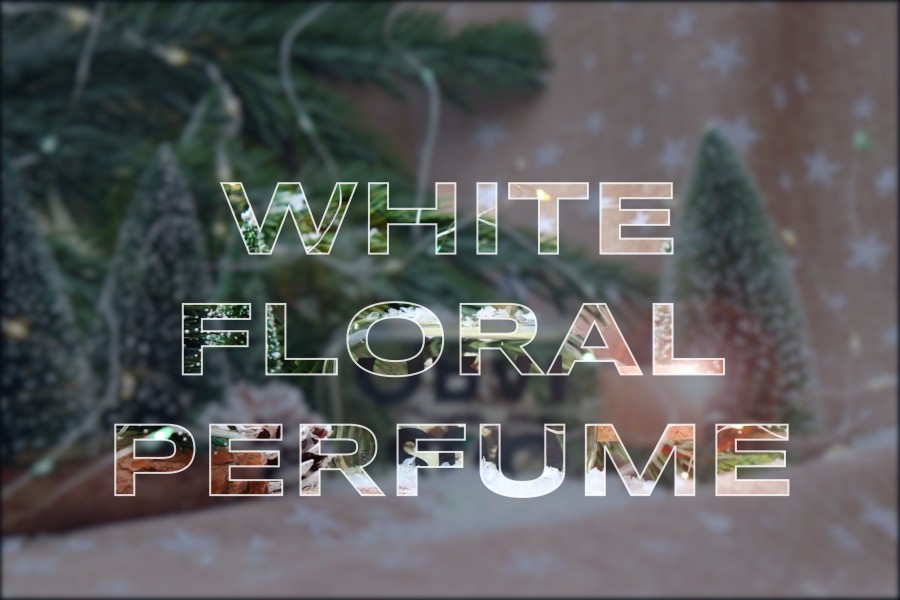 white floral perfume